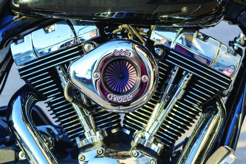 S&S Cycle 01-17 BT Stealth Air Stinger Kit w/ Chrome Teardrop