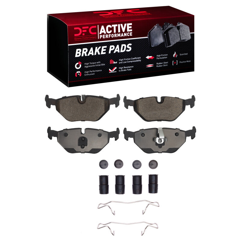 DFC 99-10 Saab 9-5 Rear Active Performance Pads and Hardware Kit