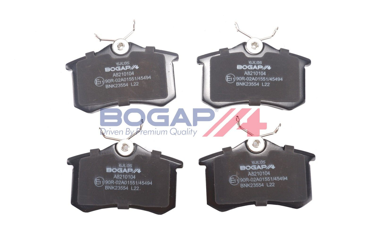 BOGAP A8210104 Brake Pad Set, Disc Brake