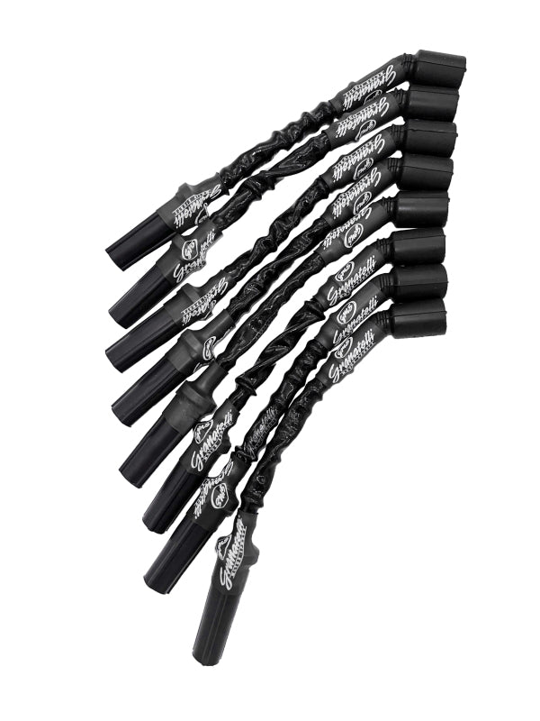 Granatelli Motor Sports Granatelli 99-23 GM LS2/LS3/LSA/LS7/LS9 Hi-Perf Coil-Near-Plug Wire Conn Kit w/Blk Jacket