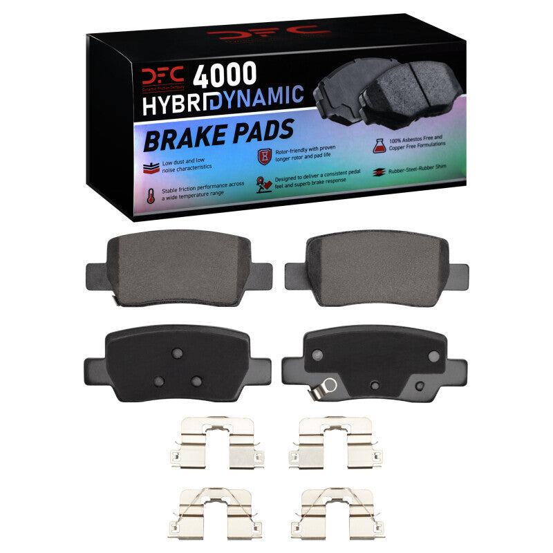 DFC 21-25 Hyundai Kona Rear 4000 HybriDynamic Brake Pads and Hardware Kit
