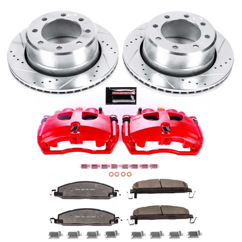 PowerStop Power Stop 09-10 Dodge Ram 3500 Rear Z36 Truck & Tow Kit w/Cals