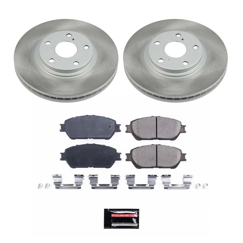 PowerStop Power Stop 04-06 Lexus ES330 Front Semi-Coated Rotor Kit