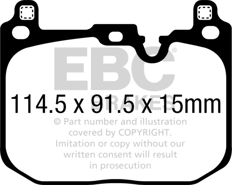 EBC 2018+ BMW X2 2.0T Bluestuff Front Brake Pads
