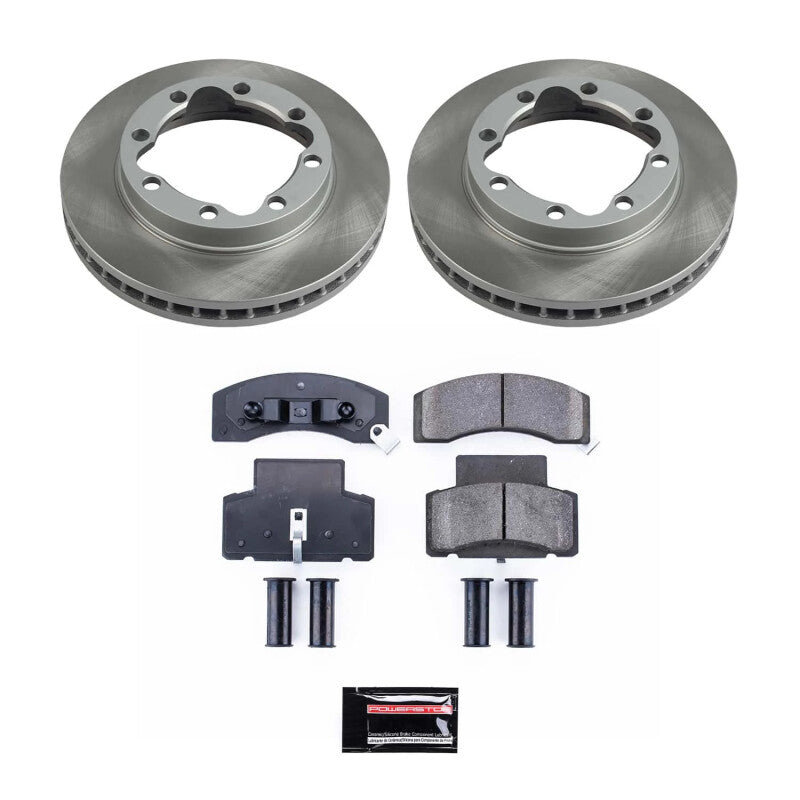 PowerStop Power Stop 90-00 GMC K3500 Front Semi-Coated Rotor Kit