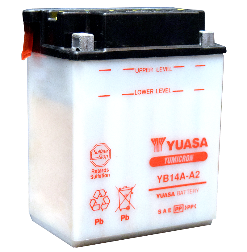 Yuasa Battery Yuasa YB14A-A2 Yumicron CX 12-Volt Battery