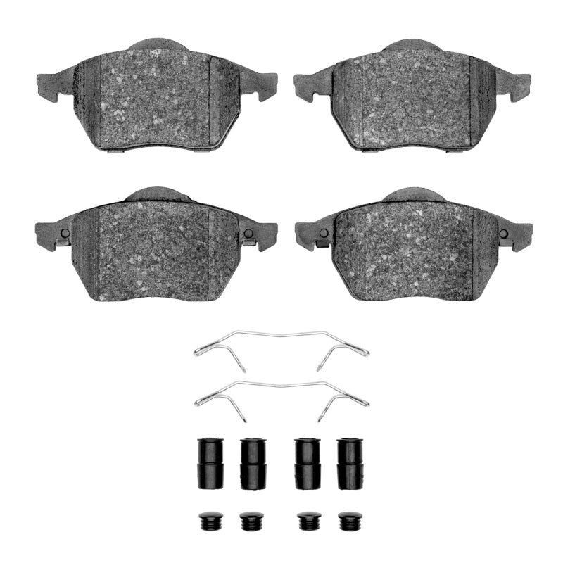 R1 Concepts R1 96-99 Volkswagen Jetta Sedan Front Euro Ceramic Brake Pads and Hardware Kit