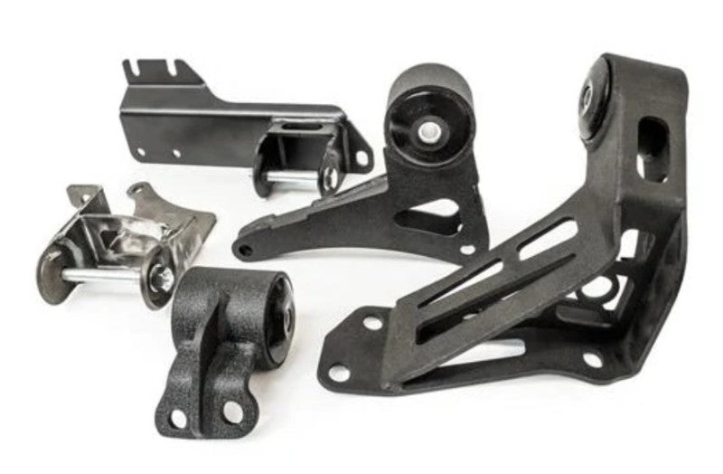 Innovative Mounts Innovative 90-93 Integra K-Series Black Steel Mounts 95A Bushings (Not K24 Trans)