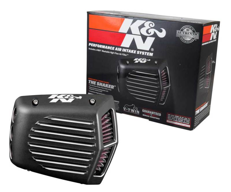 K&N Engineering K&N Street Metal Intake System for 01-16 Harley-Davidson Softail/Dyna - Shaker Black