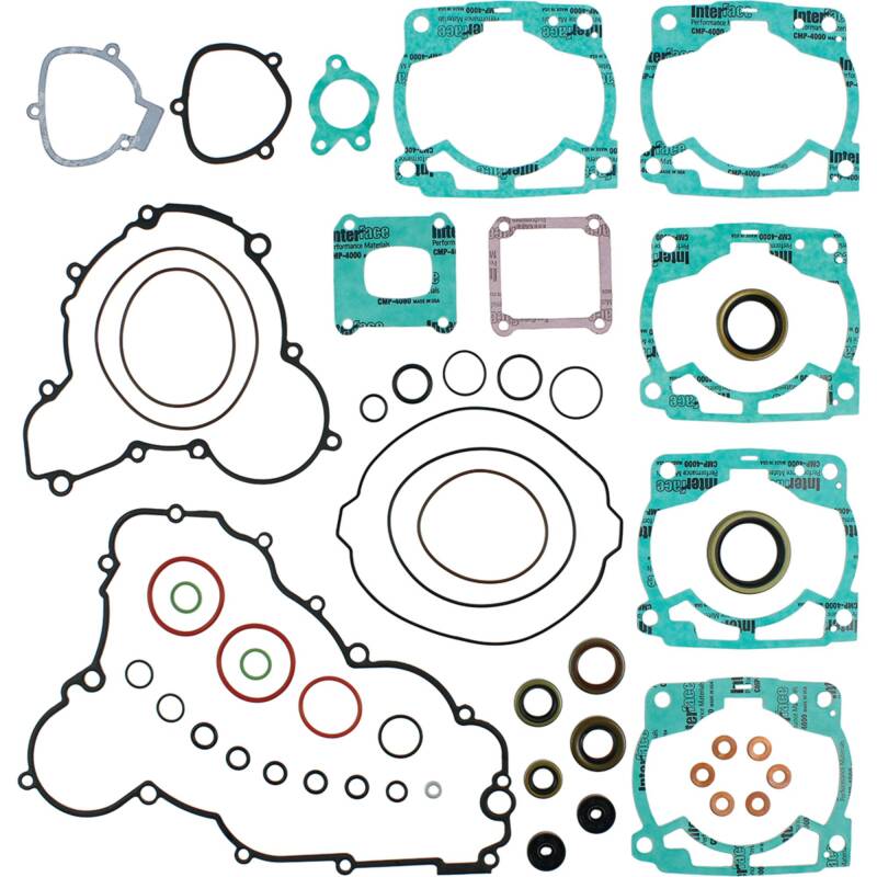 Vertex Pistons 2023 250 XC-W/21-22 300 EXC TPI/21-23 EC 250/2023 EC 300 Complete Gasket Kit w/ Seals