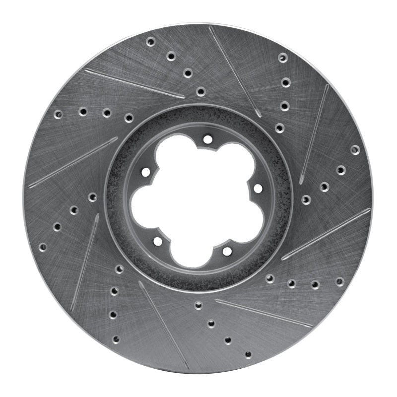 R1 Concepts R1 14-19 Ford Transit (Mexico) Front Left Drilled & Slotted Silver Brake Rotor