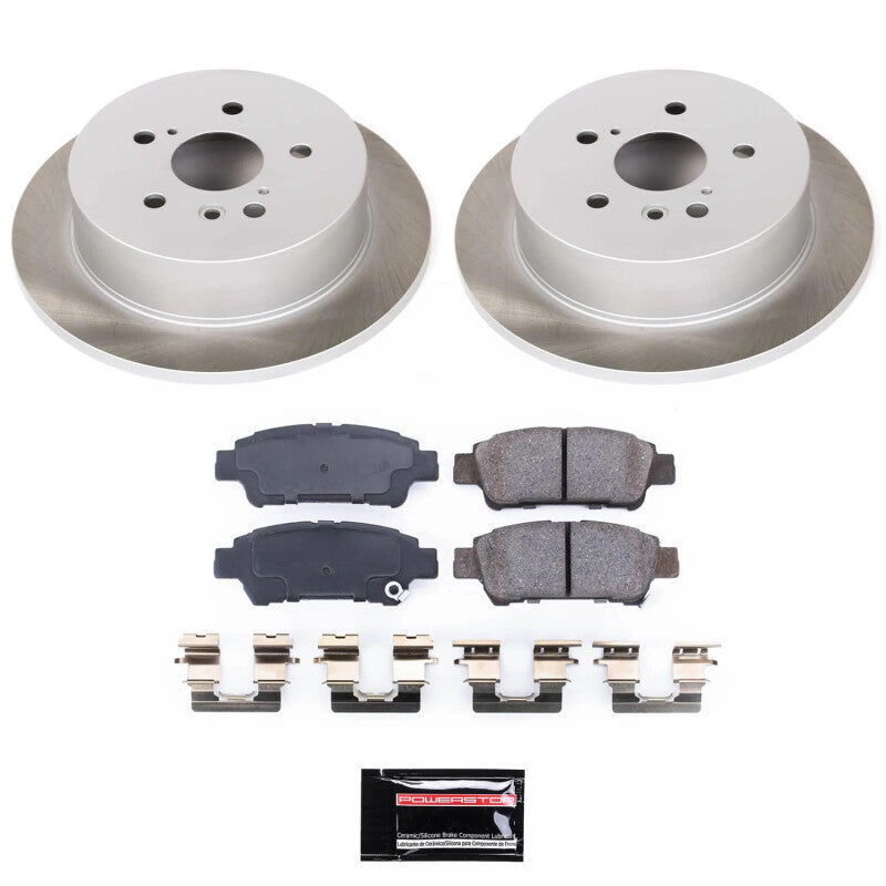 PowerStop Power Stop 04-10 Toyota Sienna Rear Semi-Coated Rotor Kit