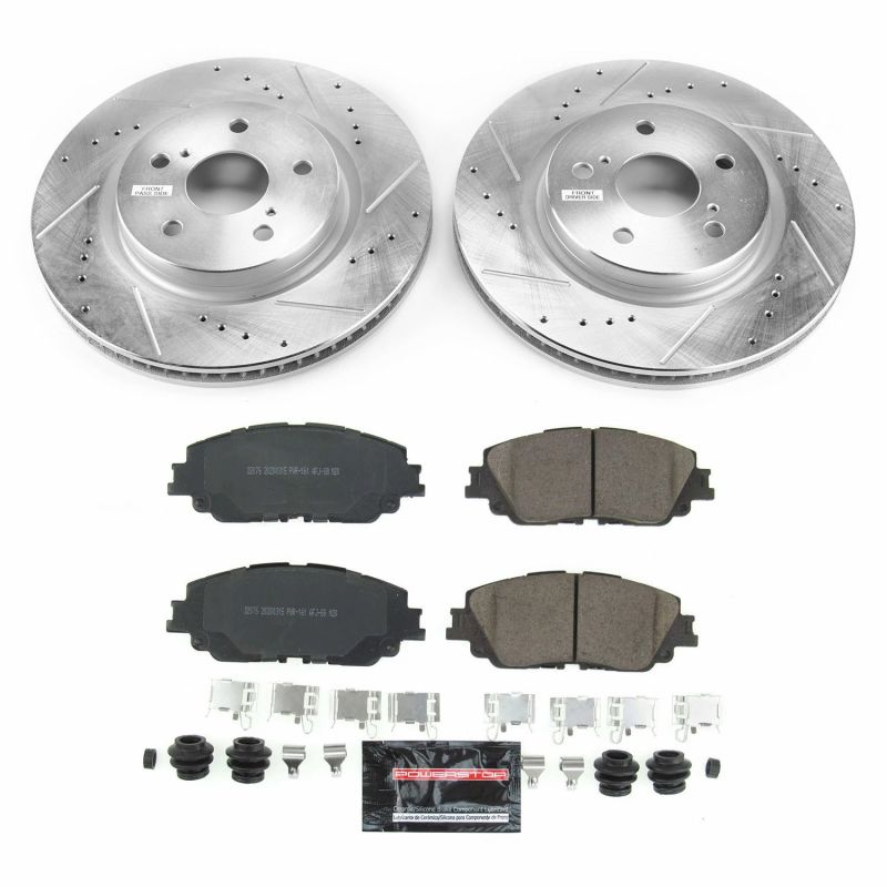 PowerStop Power Stop 2019 Toyota Avalon Front Z23 Evolution Sport Brake Kit