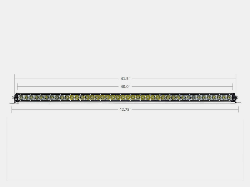 Cali Raised LED Cali Raised 42 Slim Single Row Led Bar