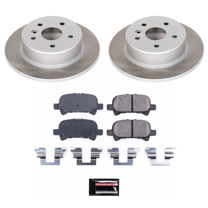 PowerStop Power Stop 00-04 Toyota Avalon Rear Semi-Coated Rotor Kit
