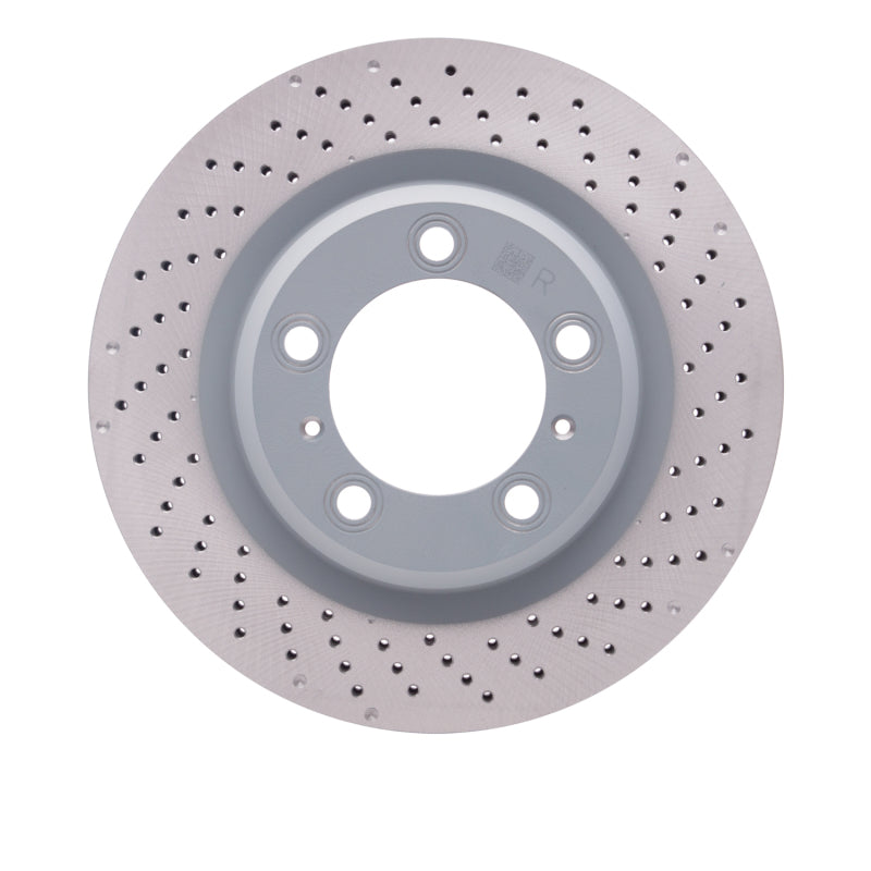 DFC 12-16 Porsche 911 Right Rear Drilled Hi-Carbon Alloy Geomet Coated Rotor