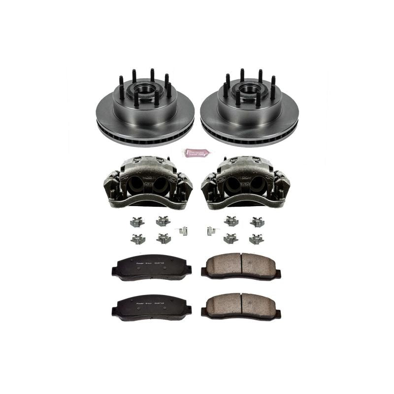 PowerStop Power Stop 07-10 Ford F-350 Super Duty Front Autospecialty Kit w/Cals