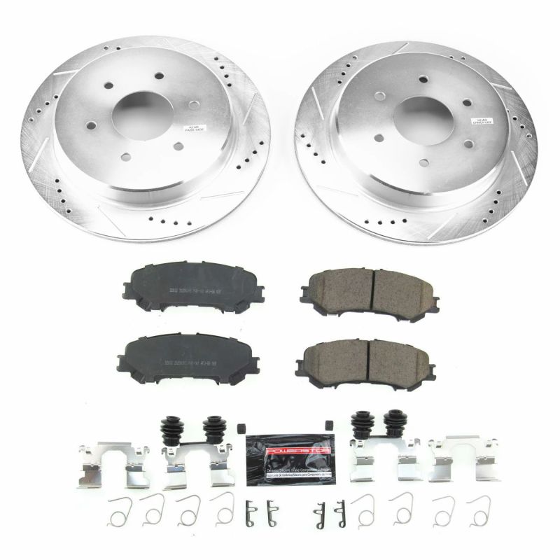 PowerStop Power Stop 17-18 Nissan Titan Rear Z23 Evolution Sport Brake Kit