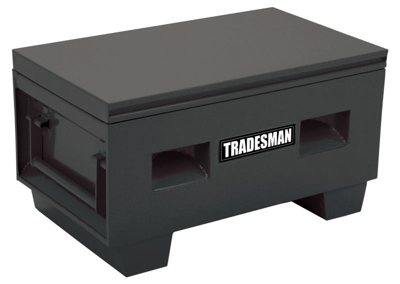 Tradesman Steel Job Site Box/Chest (Heavy Duty/Medium) (48in.) - Black