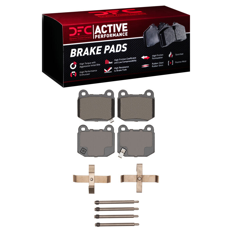 DFC 03-06 Mitsubishi Lancer Rear Active Performance Pads and Hardware Kit