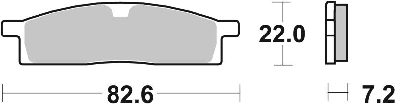 Brembo Powersports Brembo 19-24 Yamaha YZ 65cc Sinter Brake Pad - Front
