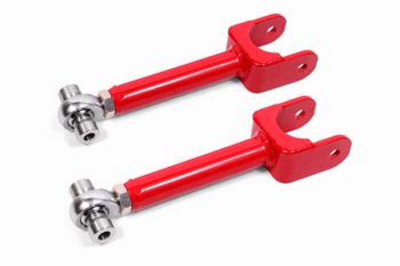 BMR Suspension BMR 78-87 G-Body Upper Control Arms DOM Single Adj Rod Ends - Red