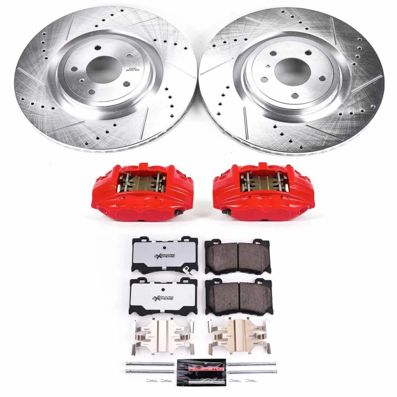 PowerStop Power Stop 09-19 Nissan 370Z Front Z26 Street Kit w/Cals