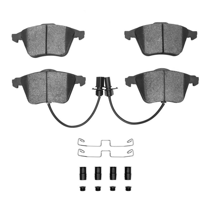 R1 Concepts R1 01-05 Audi A6 Quattro Front Semi Met Pads & Hardware Kit