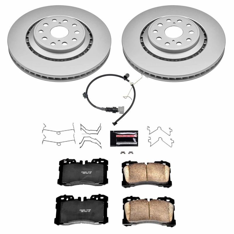 PowerStop Power Stop 18-19 Lexus LS500 Front Z17 Evolution Geomet Coated Brake Kit