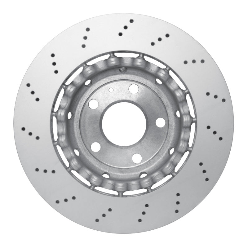 DFC 07-08 Audi RS4 Right Rear Drilled Hi-Carbon Alloy Geomet Coated Rotor