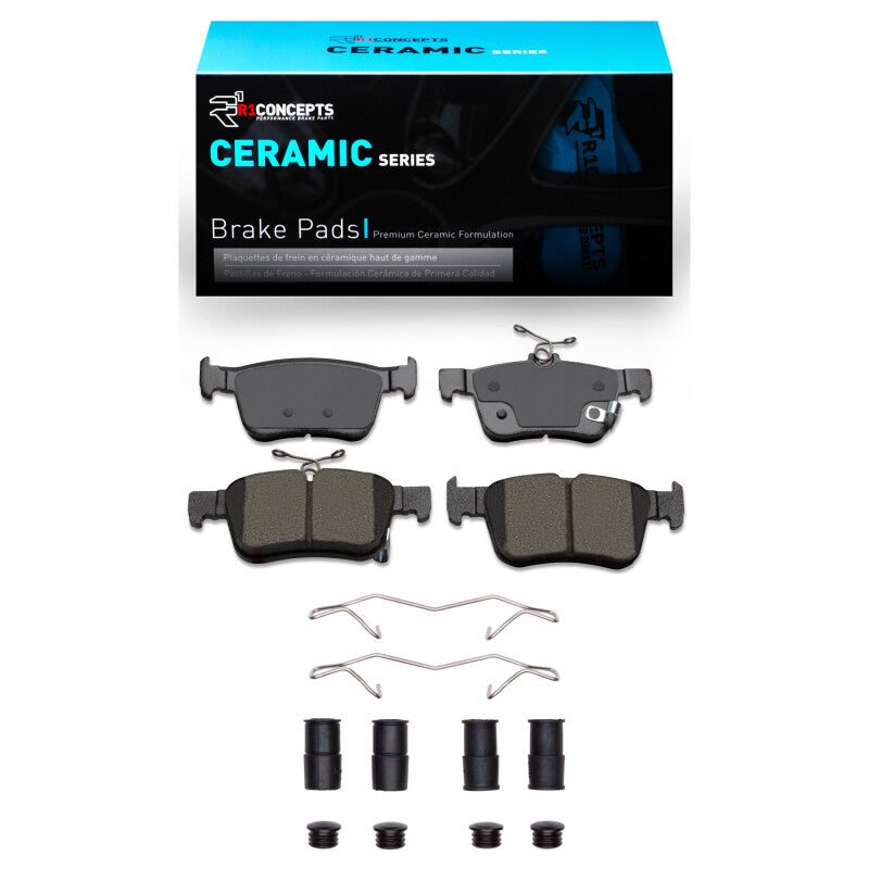 R1 Concepts R1 2016-2025 Acura Integra Rear R1 Ceramic Pads & Hardware Kit