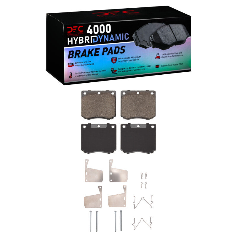 DFC 70-83 DeLorean DMC 12 Front 4000 HybriDynamic Brake Pads and Hardware Kit