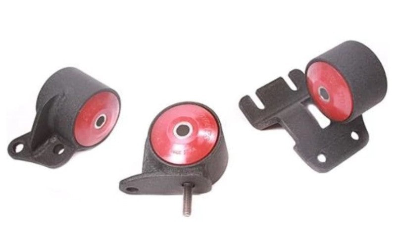 Innovative Mounts Innovative 90-93 Integra B-Series Black Steel Mounts 85A Bushings (Auto Trans Hydro)