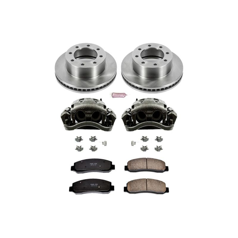 PowerStop Power Stop 10-11 Ford F-350 Super Duty Front Autospecialty Kit w/Cals
