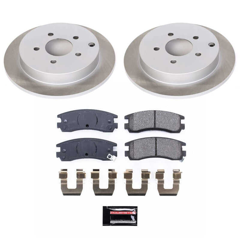 PowerStop Power Stop 02-04 Pontiac Montana Rear Semi-Coated Rotor Kit