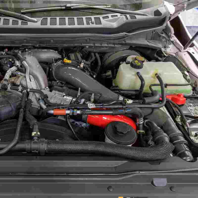 Banks Power 17-26 Ford Super Duty 6.7L Cool Side Boost Tube - Red