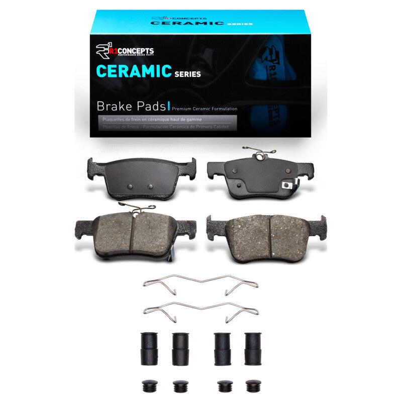 R1 Concepts R1 2018-2025 Acura Integra Rear R1 Ceramic Pads & Hardware Kit