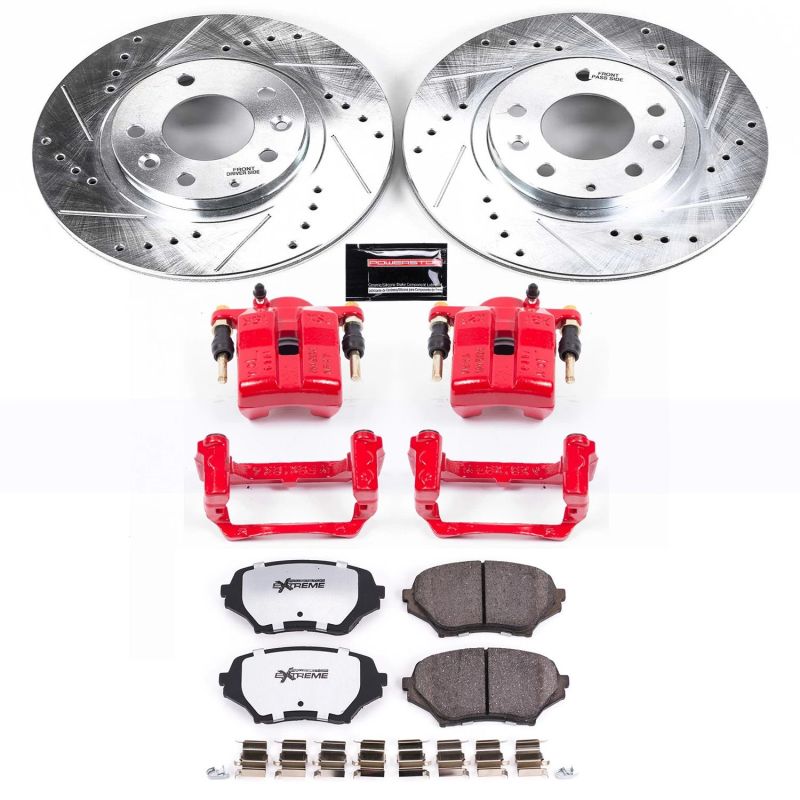 PowerStop Power Stop 06-15 Mazda MX-5 Miata Front Z26 Street Warrior Brake Kit w/Calipers