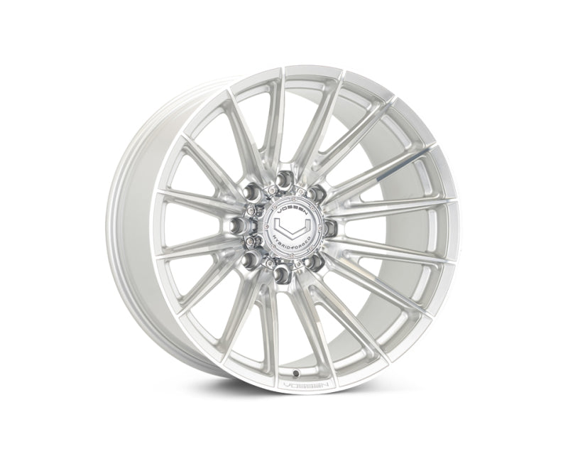 Vossen HFX-2 24x10 - 8x180 - ET15 - Deep Face - 124.3 - Silver Polished Wheel