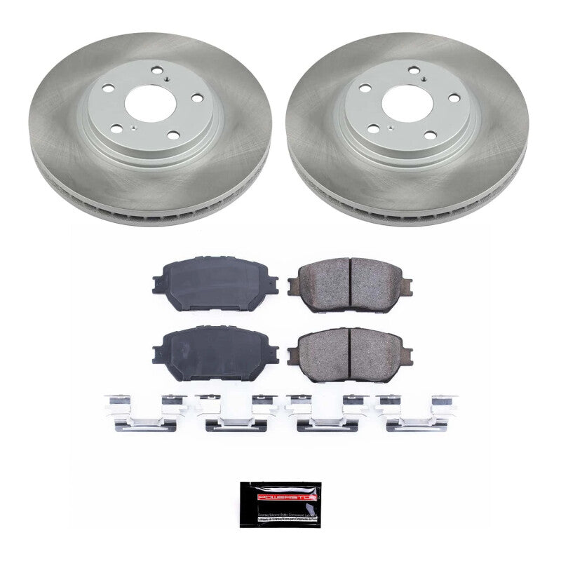 PowerStop Power Stop 02-04 Toyota Camry Front Semi-Coated Rotor Kit