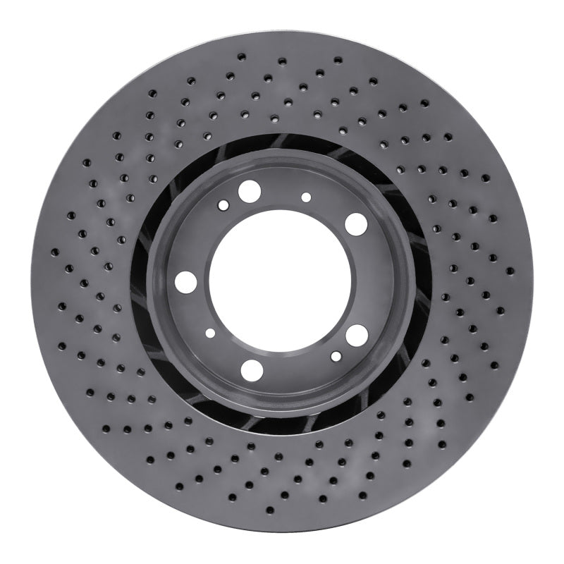 DFC 98-12 Porsche 911 Right Front Drilled GeoSPEC Coated Rotor