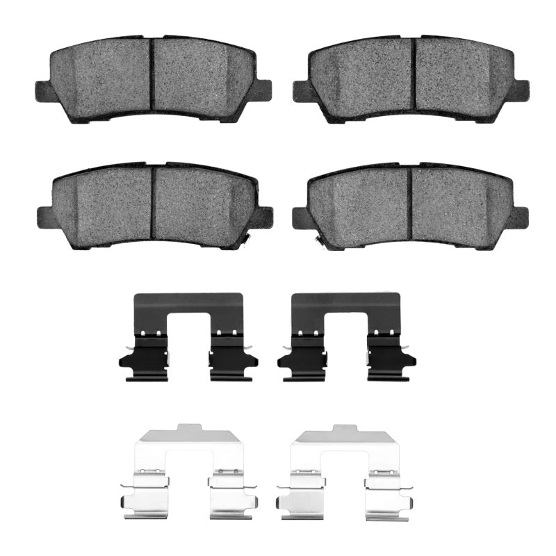 R1 Concepts R1 15-21 Ford Mustang Rear Semi Met Pads & Hardware Kit