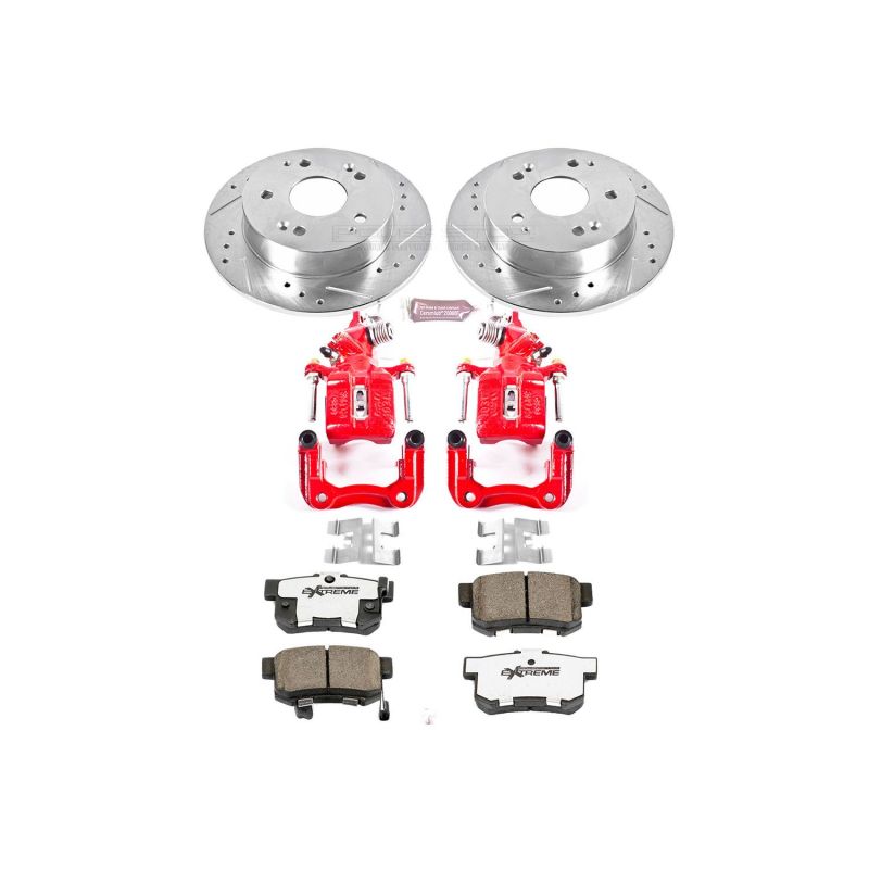 PowerStop Power Stop 98-02 Honda Accord Rear Z26 Street Warrior Brake Kit w/Calipers