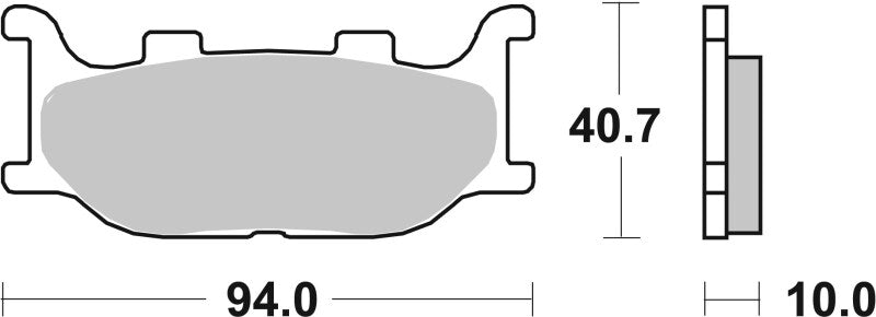 Brembo Powersports Brembo 93-03 Yamaha TDR R 125cc Sinter Brake Pad - Front