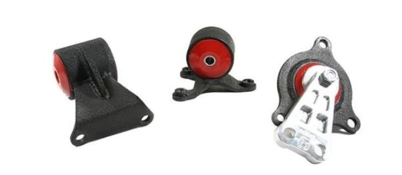 Innovative Mounts Innovative 02-06 Acura RSX Replacement Black Aluminum Mount Kit 95A Bushings - K Series