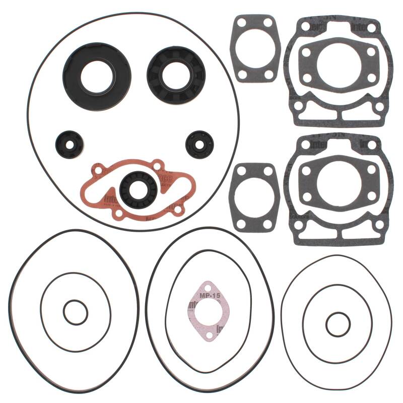 Vertex Pistons Vertex Gaskets 1990 Ski-Doo Formula MX/MX LT Complete Gasket Kit w/ Oil Seals