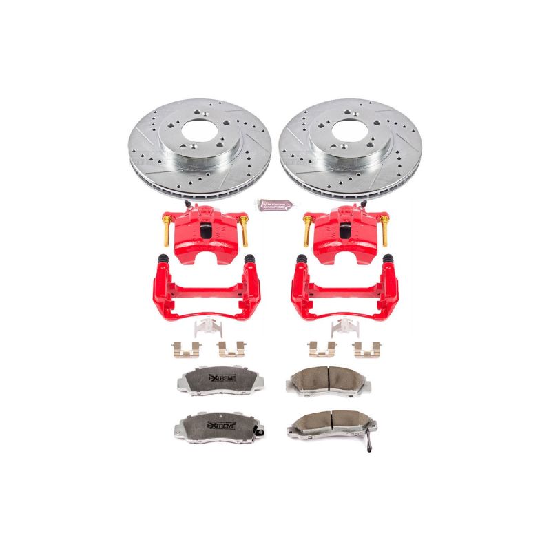 PowerStop Power Stop 97-01 Acura Integra Front Z26 Street Warrior Brake Kit w/Calipers