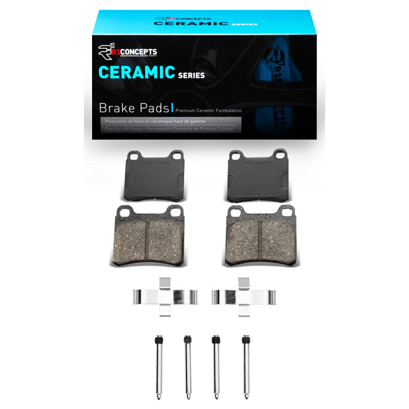 R1 Concepts R1 1983-1989 Mercedes-Benz 190E Rear R1 Ceramic Pads & Hardware Kit