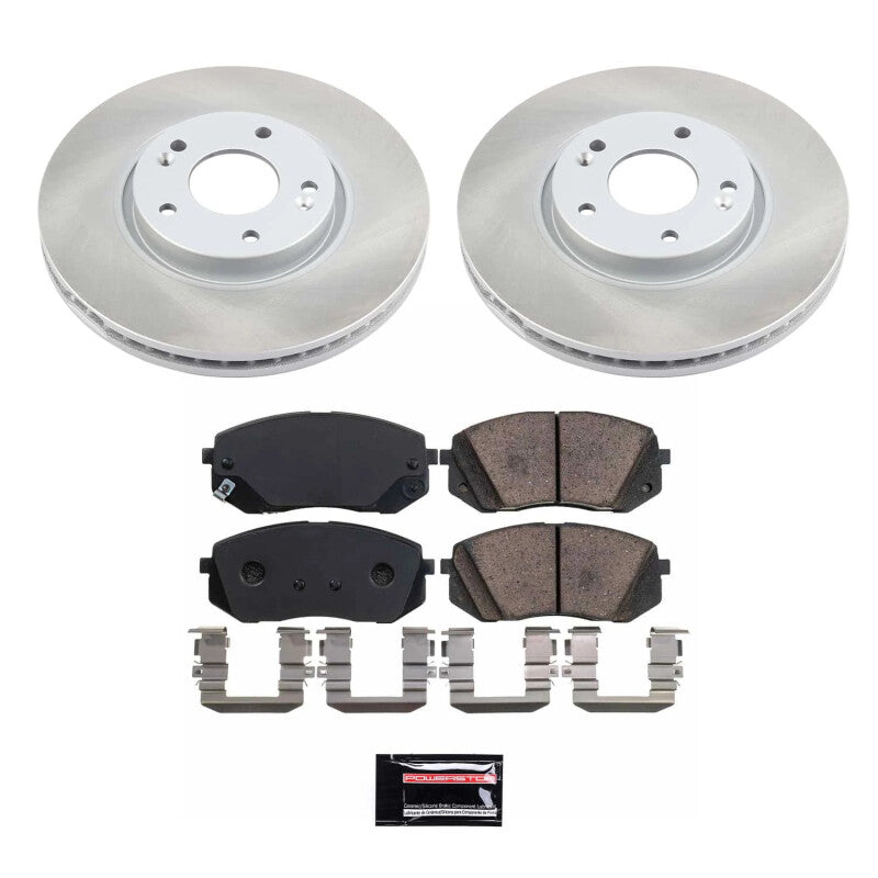 PowerStop Power Stop 2017 Kia Optima Front Semi-Coated Rotor Kit