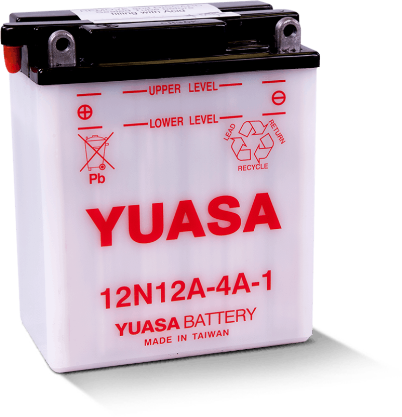 Yuasa Battery Yuasa 12N12A-4A-1 Conventional 12-Volt Battery
